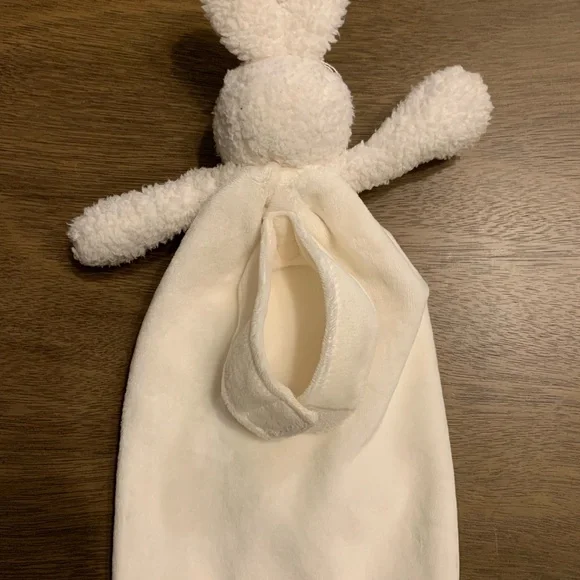 Bunnies By The Bay White Bunny Plush Security Blanket - Picture 3 of 6